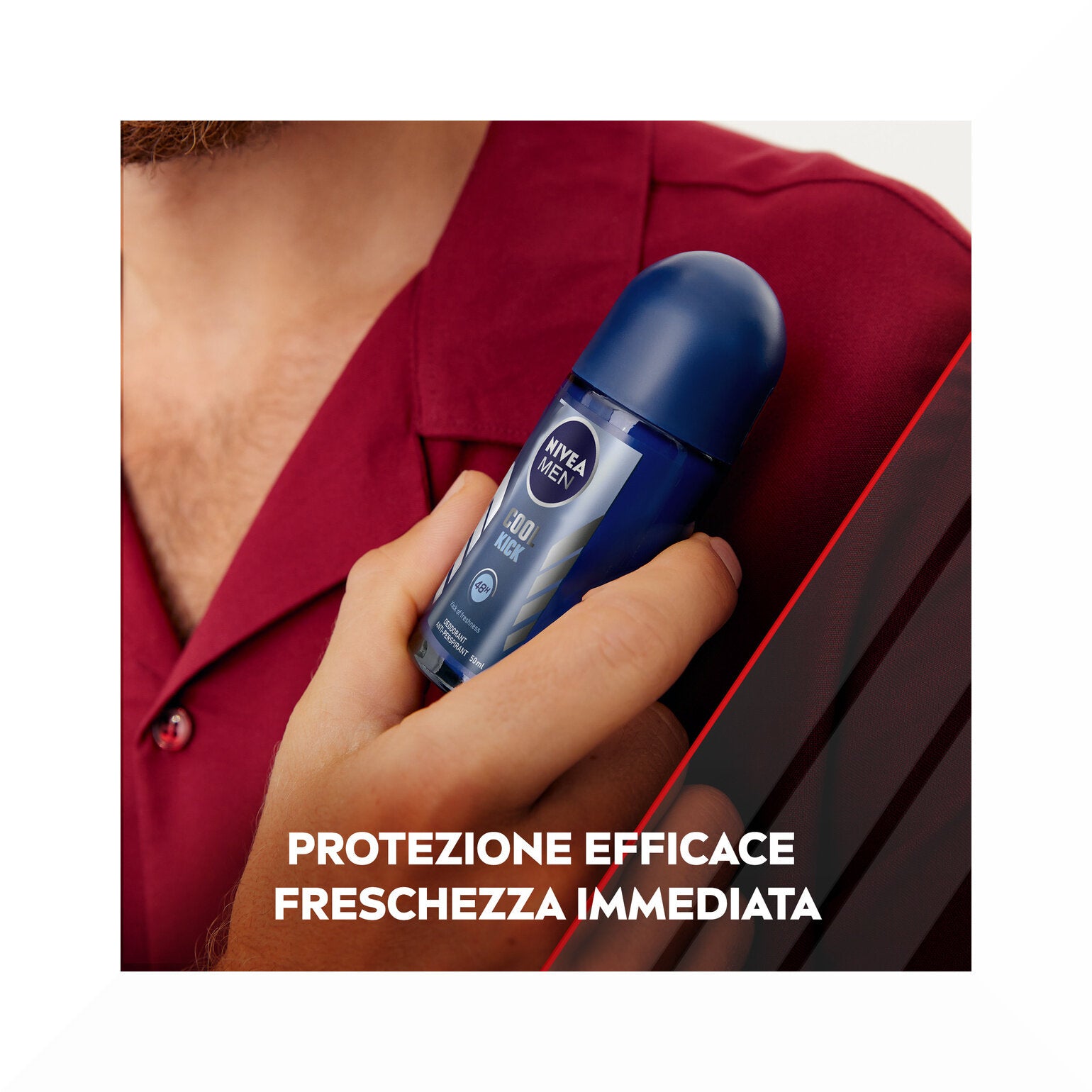 Nivea Men Cool Kick Deodorante Uomo Roll-on 150ml Antitraspirante 48h-4