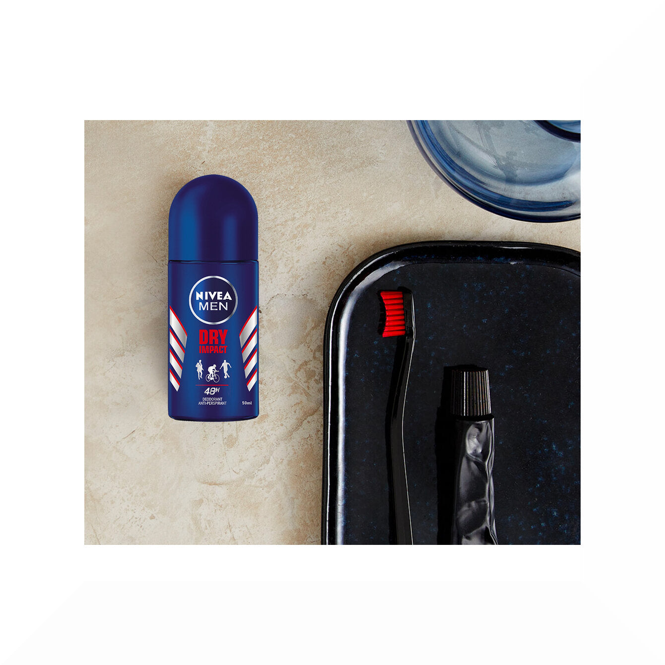 Nivea Men Dry Impact Deodorante Roll on 50ml Uomo Per 72h Di Protezione Antitraspirante-5