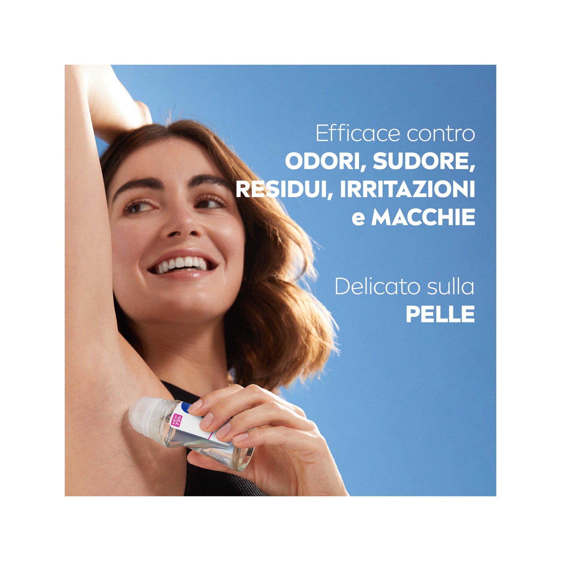 Nivea Black & White Invisible Original Roll-on Deodorante Donna Antitraspirante 72h 50ml-4