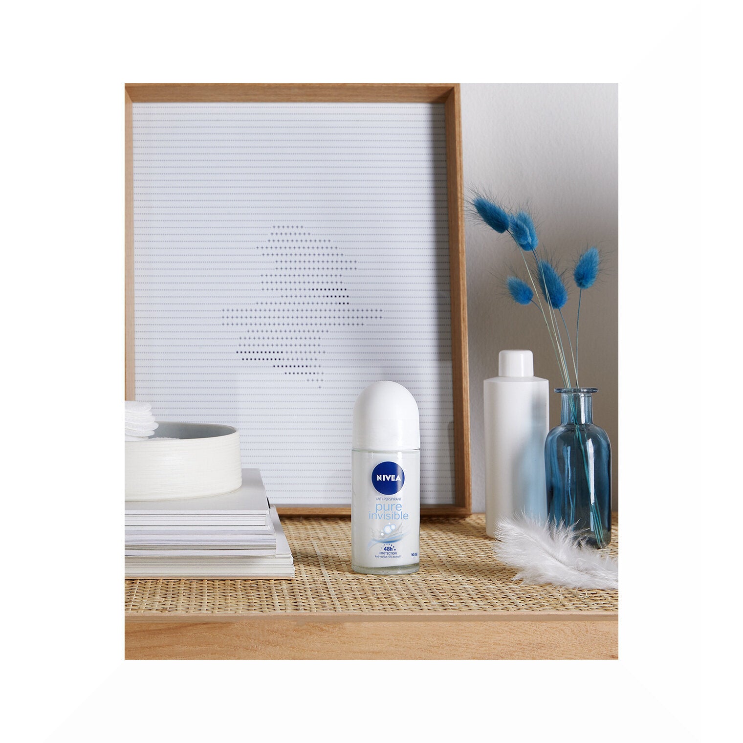 Nivea Pure Invisible Deodorante Roll on 50ml Antitraspirante Senza Residui Sui Tessuti-4