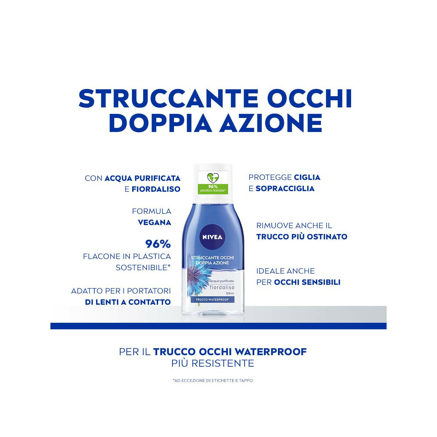 Nivea Struccante Occhi Doppia Azione Olio Struccante Bifasico Per Gli Occhi 125ml-2