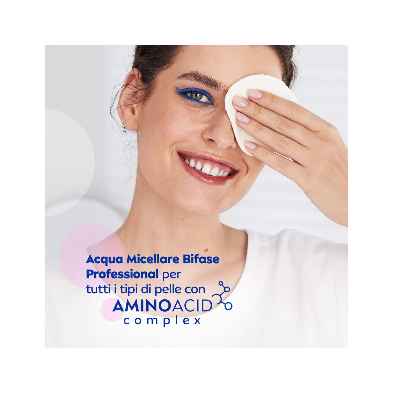 Nivea Micellair Professional Acqua Micellare Bifase Detergente Viso E Occhi Struccante Bifase 400ml-2