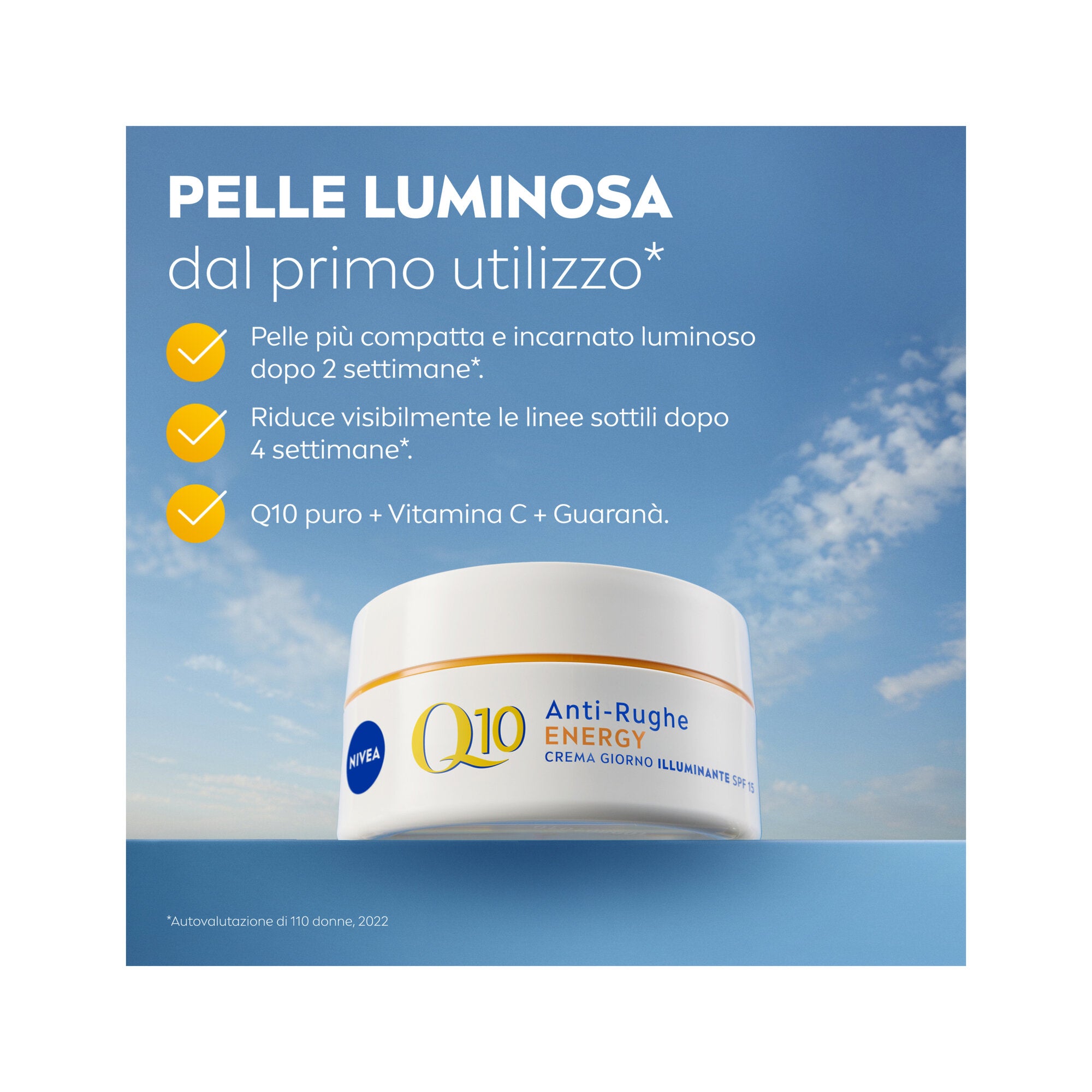 Nivea Q10 Anti-rughe Energy Crema Viso Giorno Illuminante Spf 15 Antirughe Energizzante 50ml-2