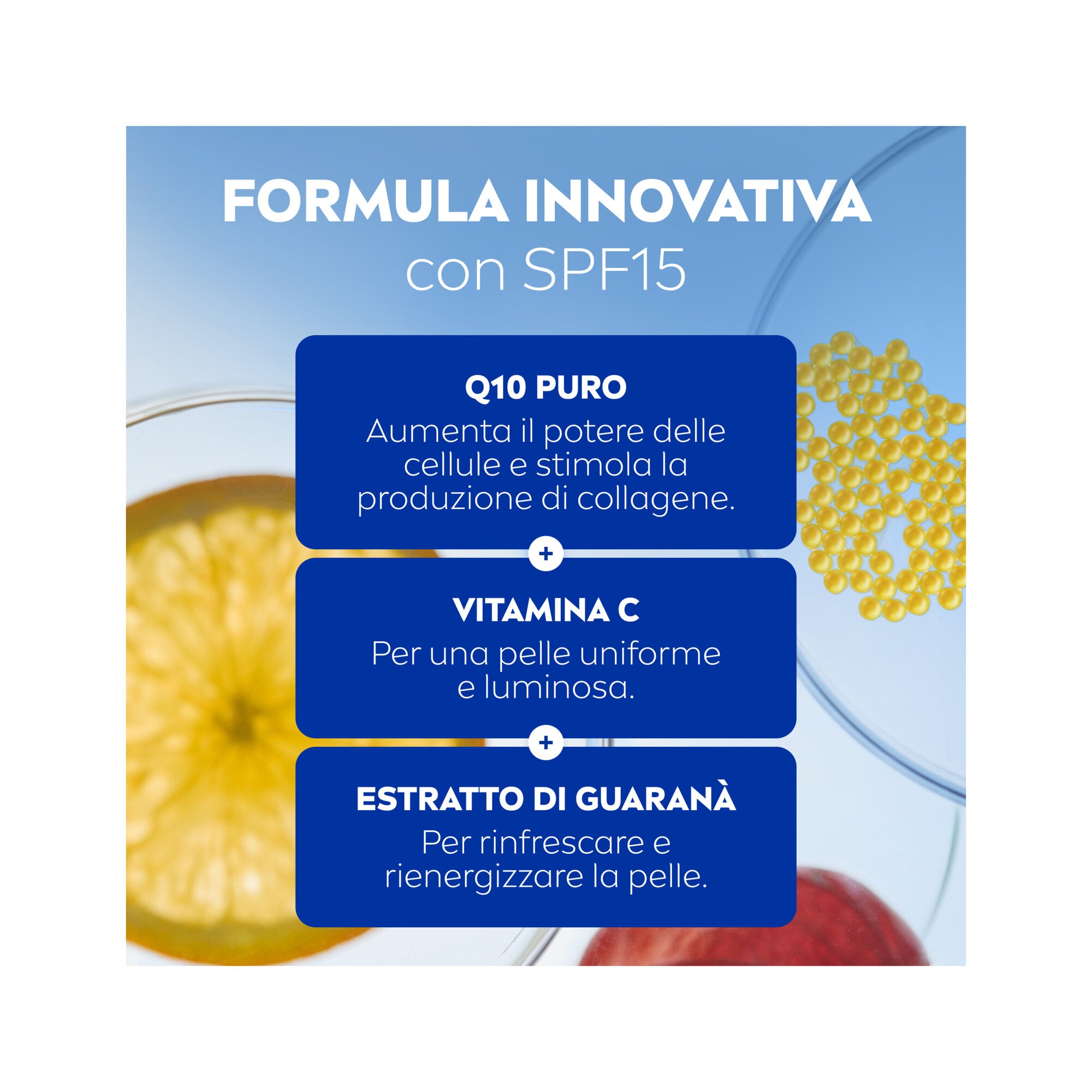 Nivea Q10 Anti-rughe Energy Crema Viso Giorno Illuminante Spf 15 Antirughe Energizzante 50ml-3