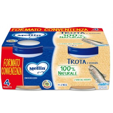 Mellin Omogeneizzato Trota 4x80g-2