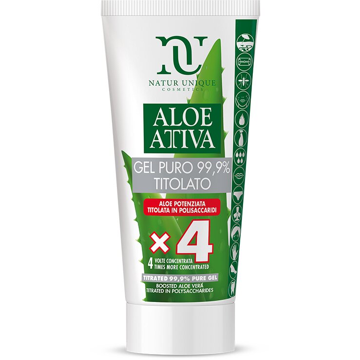 Natur Unique Aloe Attiva Gel Puro 99.9% Titolato 200ml-2