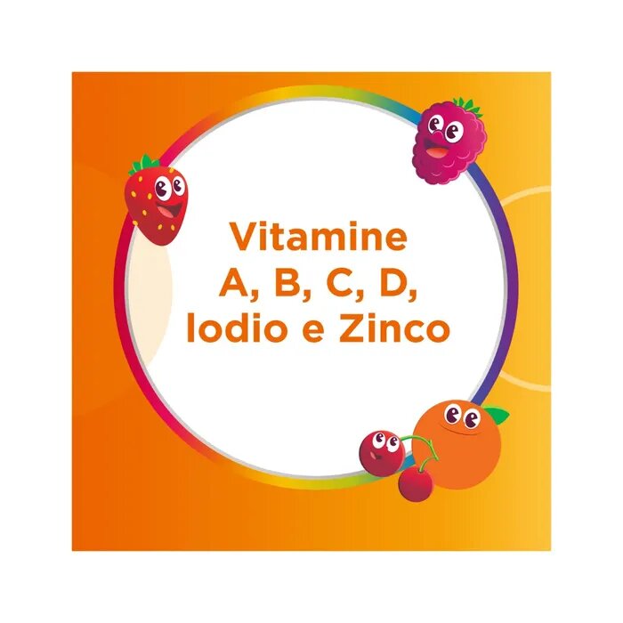 Multicentrum VitaGummy Integratore Vitamine Minerali Bambini 3+ Vitamina D Iodio Ferro 30 Caramelle-13