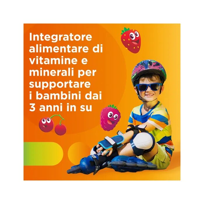 Multicentrum VitaGummy Integratore Vitamine Minerali Bambini 3+ Vitamina D Iodio Ferro 30 Caramelle-14