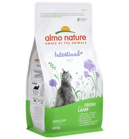 Almo Nature Holistic Digestive Help Agnello Fresco alimento secco per gatti adulti 400g-3