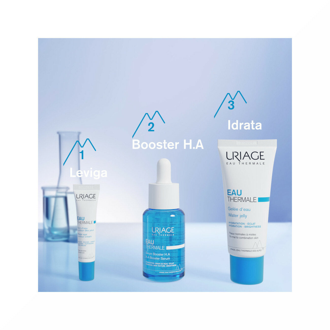 Uriage eau thermale gel idratante all’acqua pelle normale o mista 40ml-14