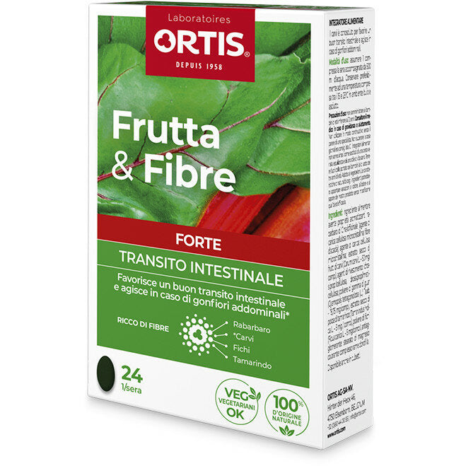 Frutta&Fibre Forte Azione Rapida transito intestinale 24 compresse-2