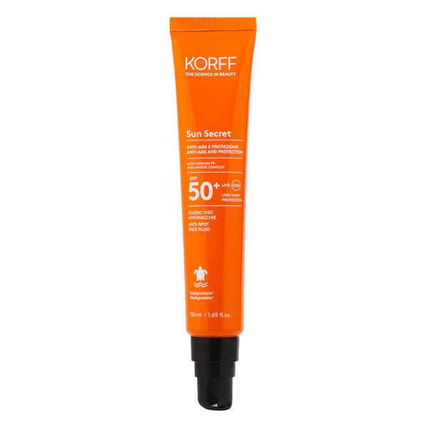 Korff Sun Secret Fluido Viso SPF50+ Antimacchie 50ml-1