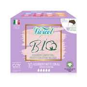 Vivicot Cotone Assorbenti Notte Con Ali 10 Pezzi-2