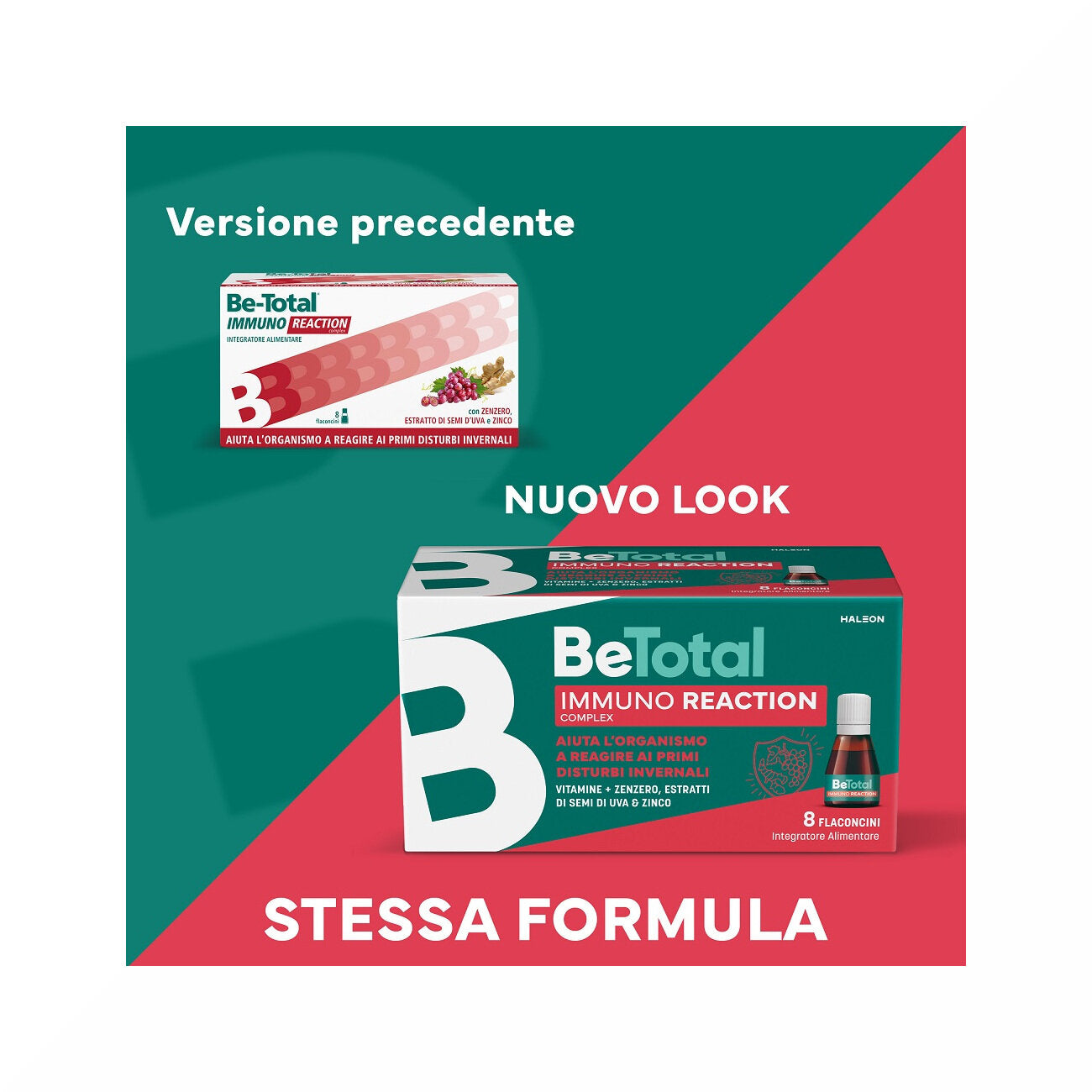 Be-Total Immuno Reaction Integratore Alimentare Difese Immunitarie Vitamina C 8 Flaconcini-2