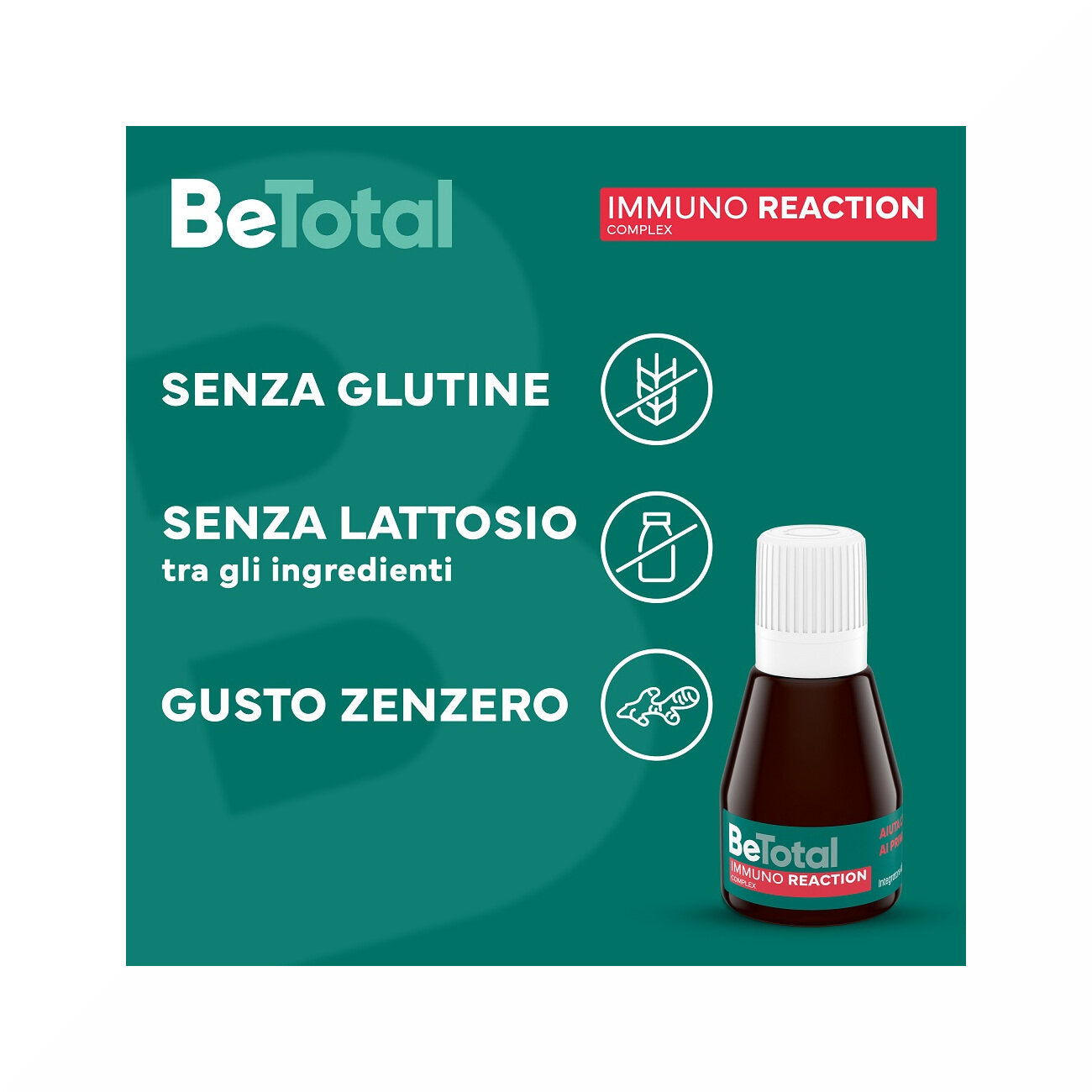 Be-Total Immuno Reaction Integratore Alimentare Difese Immunitarie Vitamina C 8 Flaconcini-5
