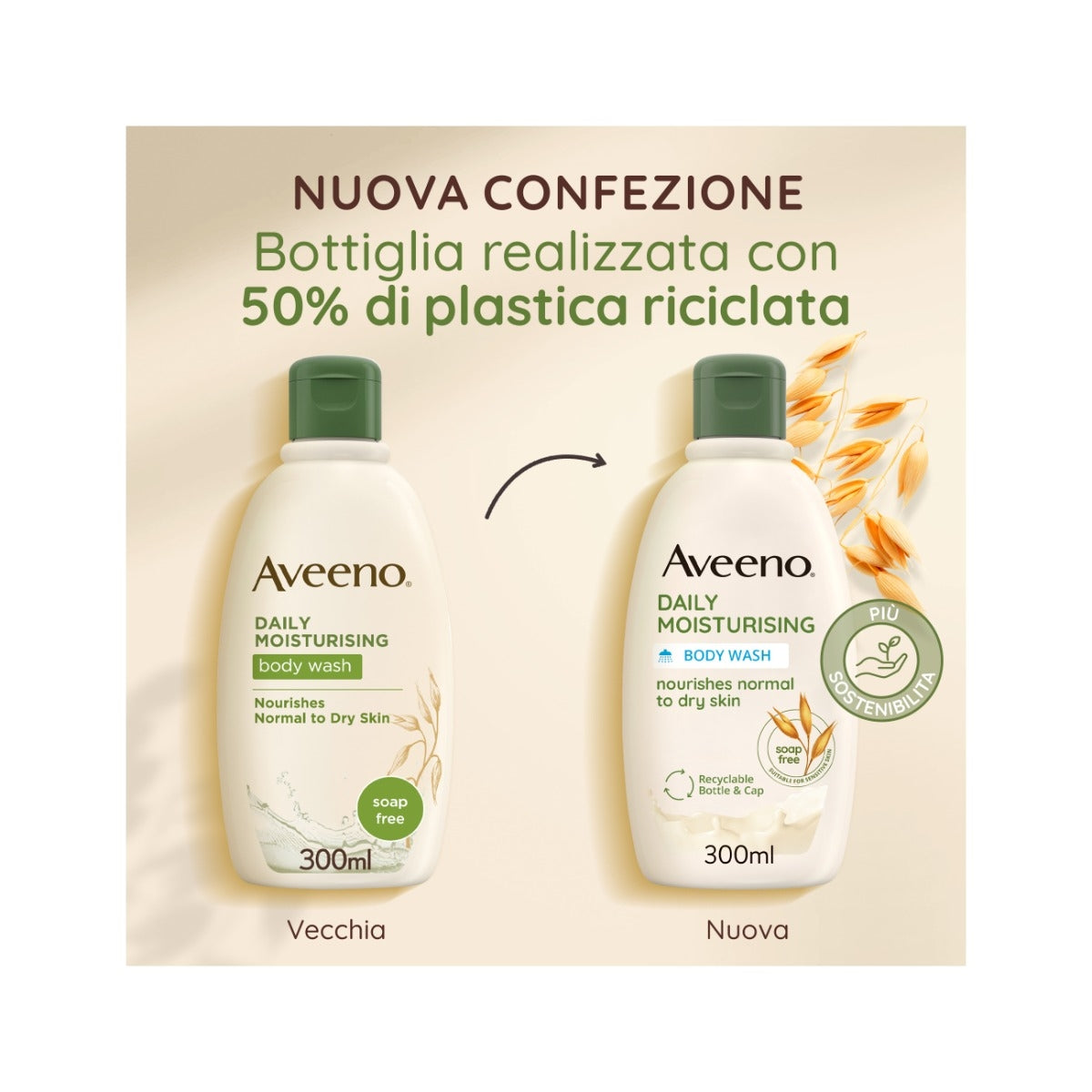 Aveeno Daily Moisturising Bagno Doccia profumo delicato 300ml-13