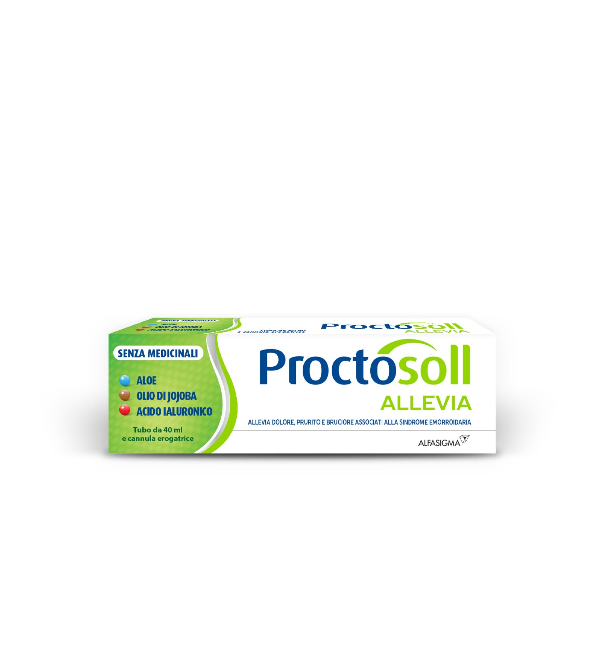 Proctosol Gel Allevia prurito e bruciore della sindrome emorroidaria 40ml-1
