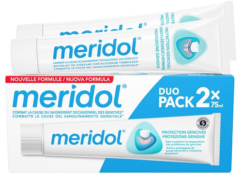 Meridol Dentifricio Protezione Gengive 2x75ml