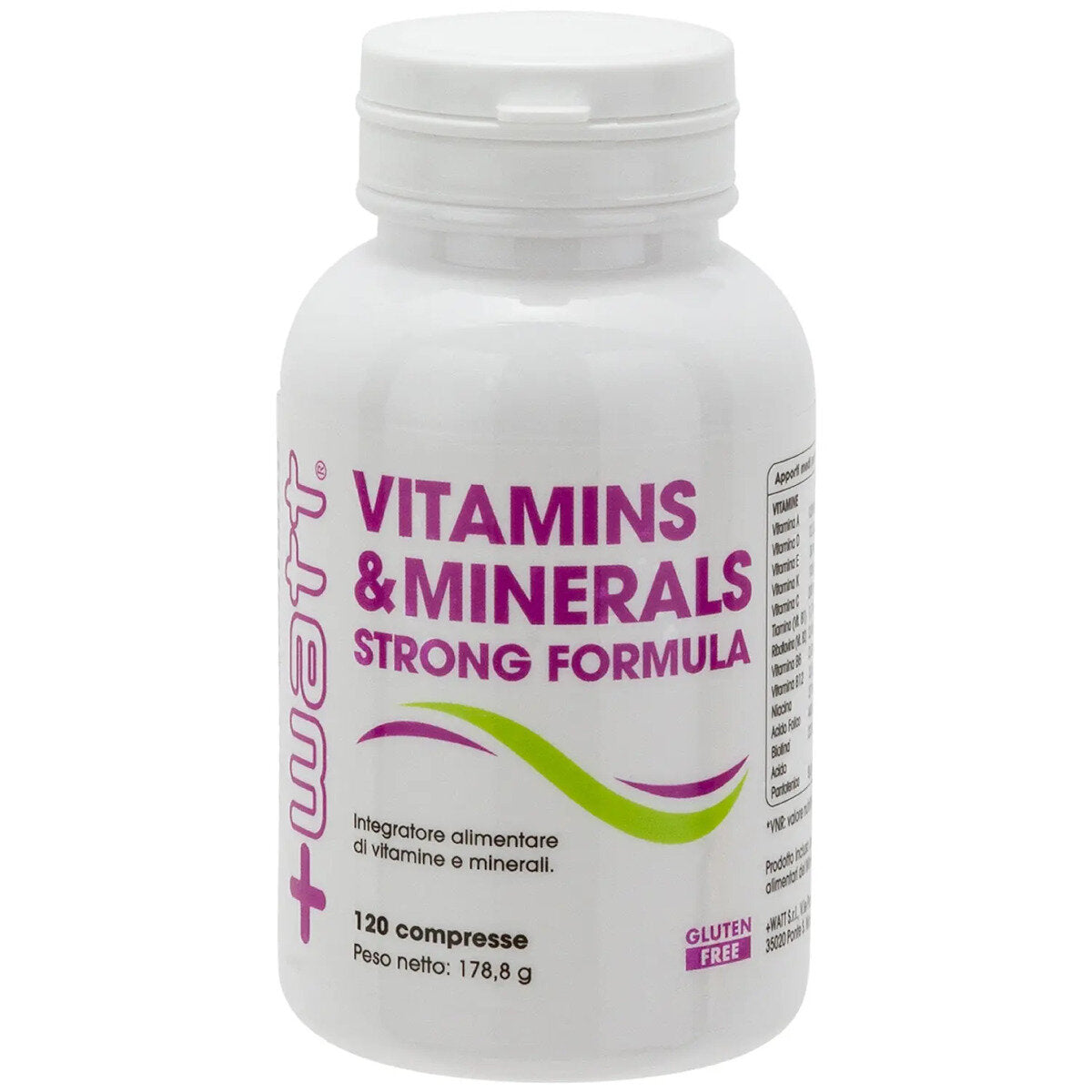 +Watt Vitamins&Minerals Strong Formula 120 Compresse-1