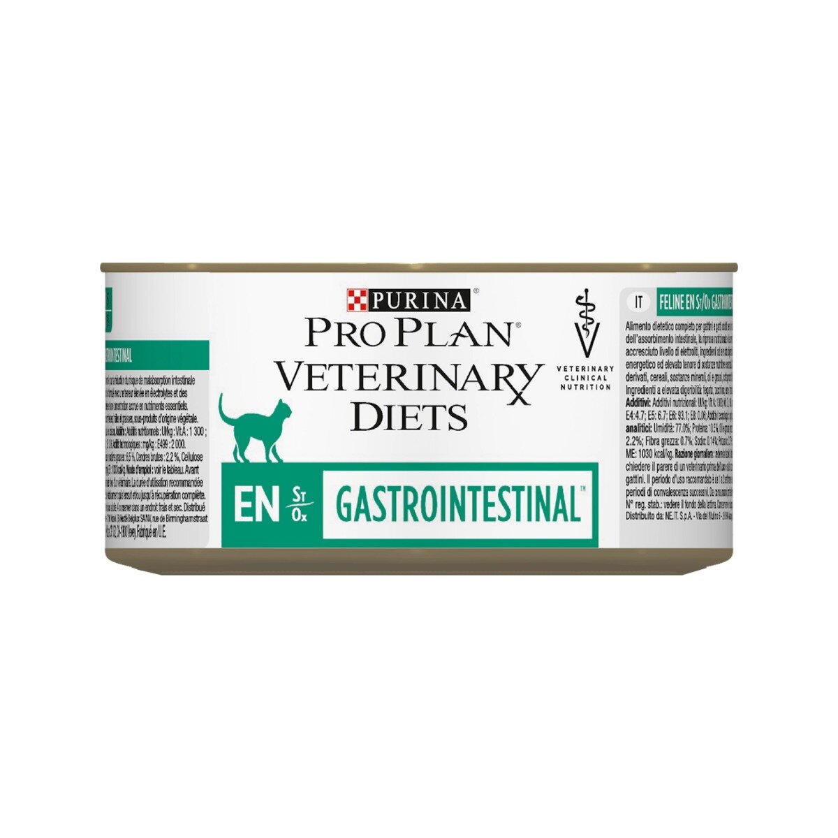 Purina Pro Plan Veterinary Diets Umido Gatto EN Gastrointestinal St/Ox Lattina 195g-2