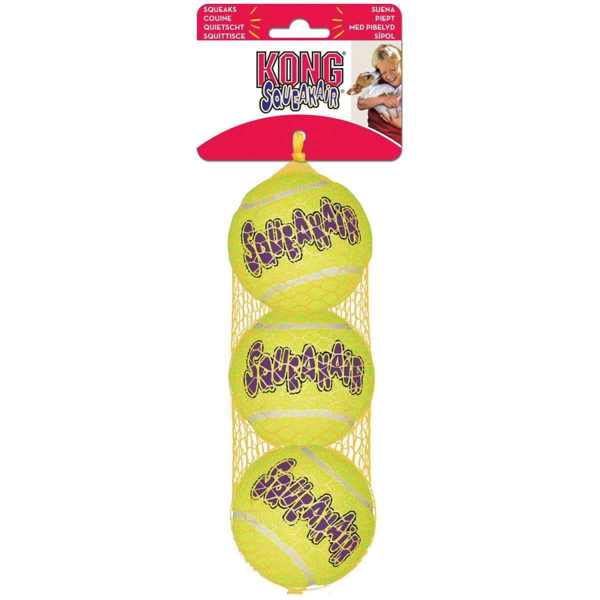 KONG SQUEAKAIR TENNIS BALLS L-1