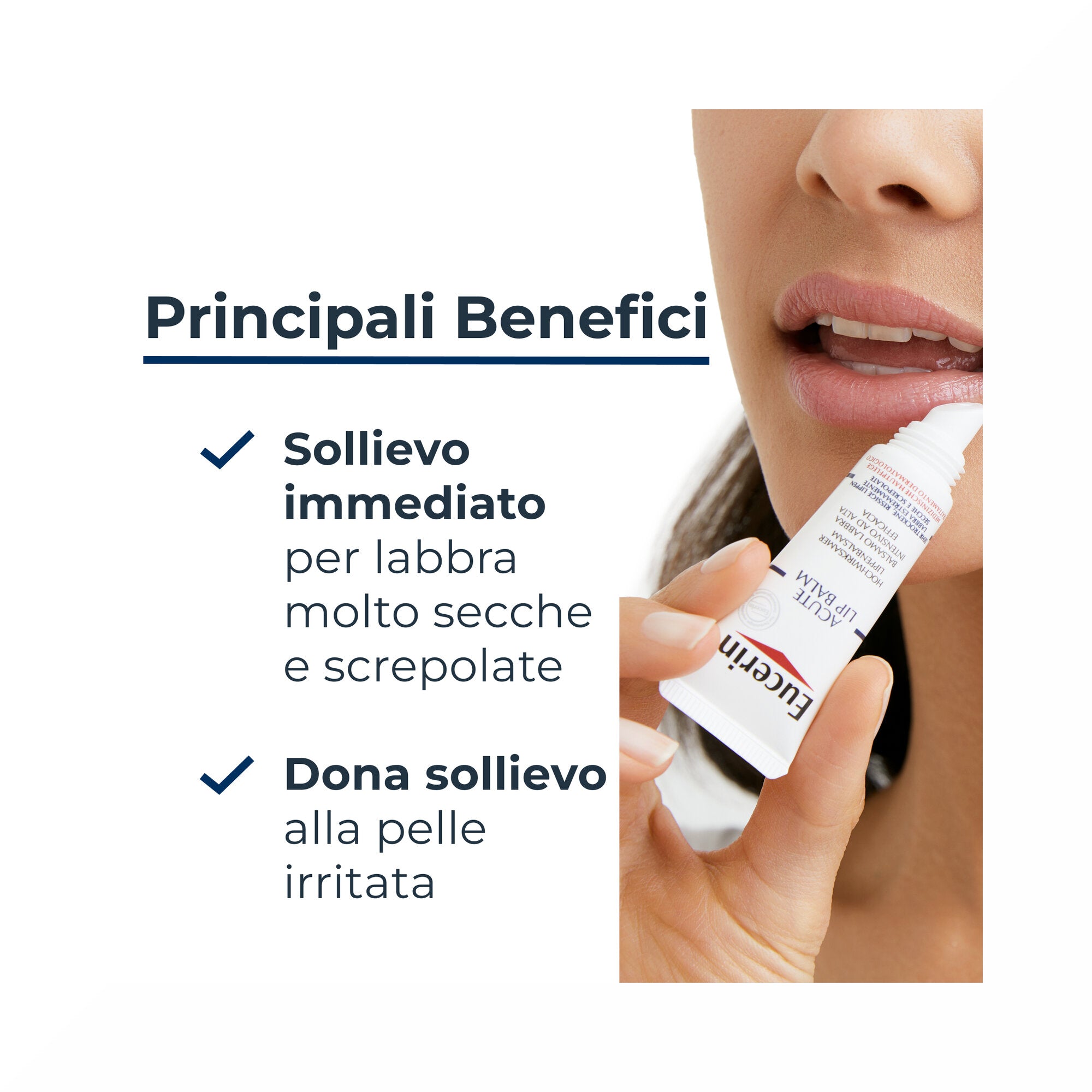 Eucerin Acute Lip Balm 10ml - Sollievo Intenso per Labbra Secche-2