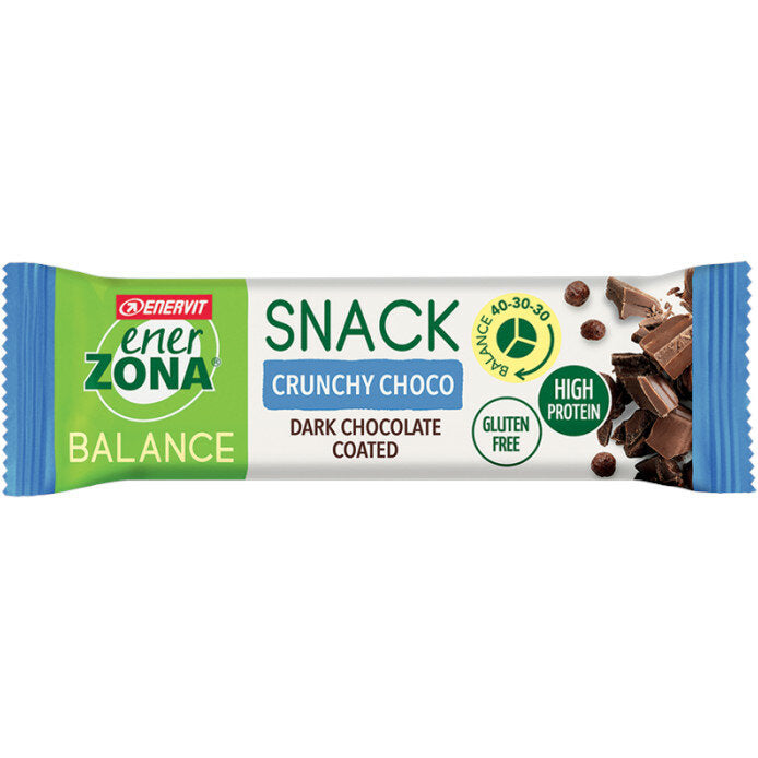 Enerzona Balance Snack gusto Crunchy Choco e Cioccolato fondente 33g-2