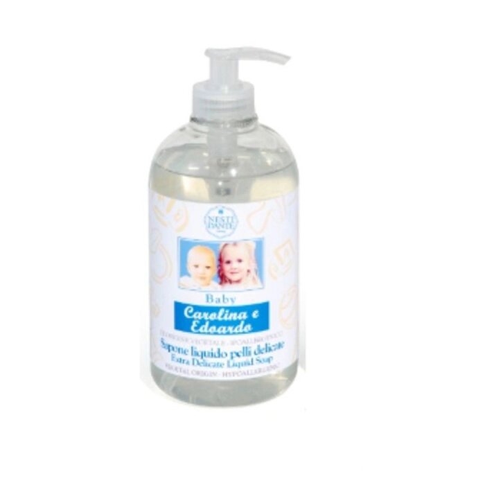 Nesti Dante Baby Carolina e Edoardo Sapone Liquido pelli delicate 500ml-2