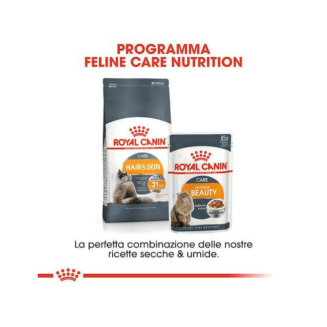 Royal Canin Hair & Skin in Salsa Alimento Umido Per Gatti Adulti Bustina 85g-6