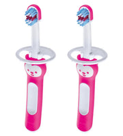 Mam Baby's Brush spazzolini per bambini 6+ mesi colore rosa 2 pezzi-2