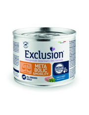 Exclusion Monoprotein Veterinary Die Metabolic&Mobility Cibo Umido Suino/Fibre Per Cani Lattina 200g-2