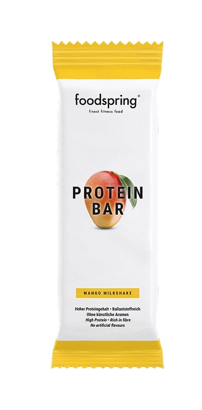 Food Spring Integratori Foodspring Protein Barretta Milkshake Al Mango 60g | Amica Farmacia ...