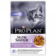 Purina Pro Plan Nutri Savour Junior Gatto Pezzetti Tacchino In Salsa Bustina 85g-2