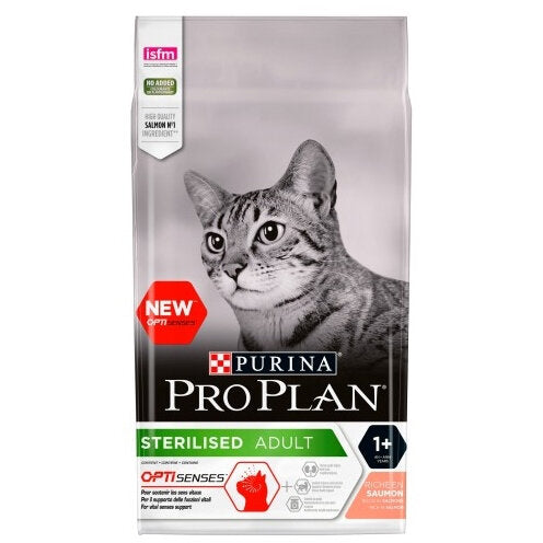 Nestle' Purina Proplan Sterilised Optisenses Con Salmone Cibo Secco Gatti Adulti Sterilizzati Sacco-3