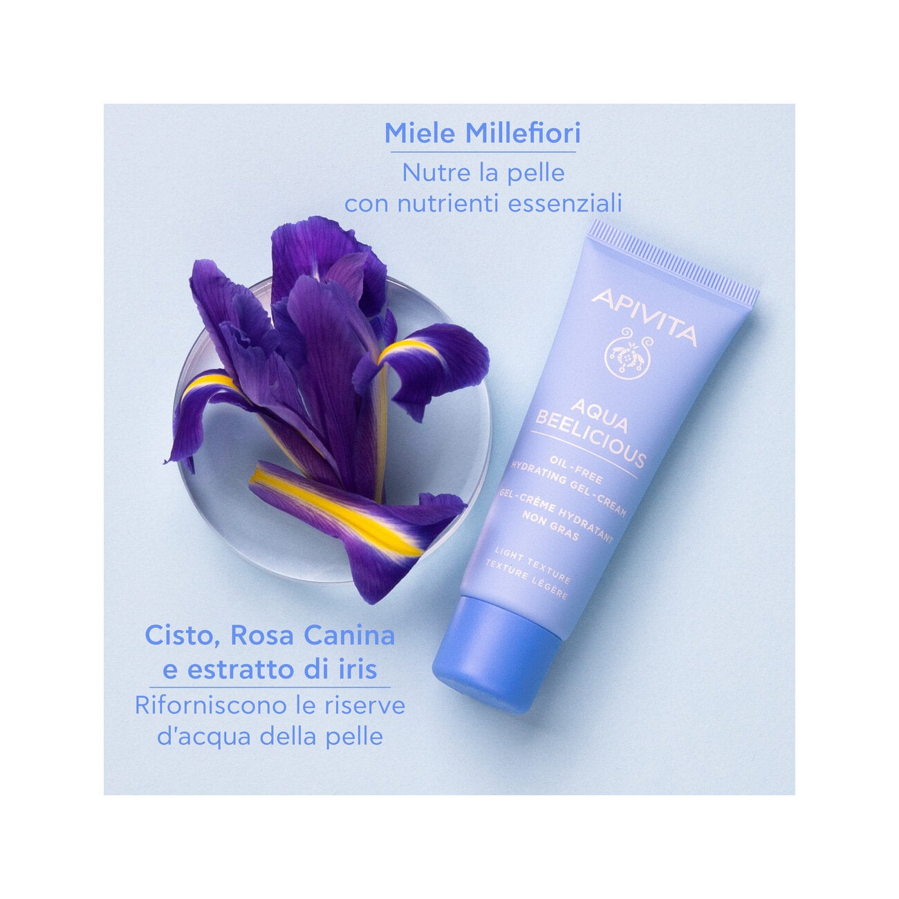 Apivita Gel-Crema Idratante Oil Free Texture Leggera 40ml-6
