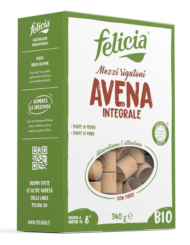 Felicia Mezzi Rigatoni Avena 340 g-0