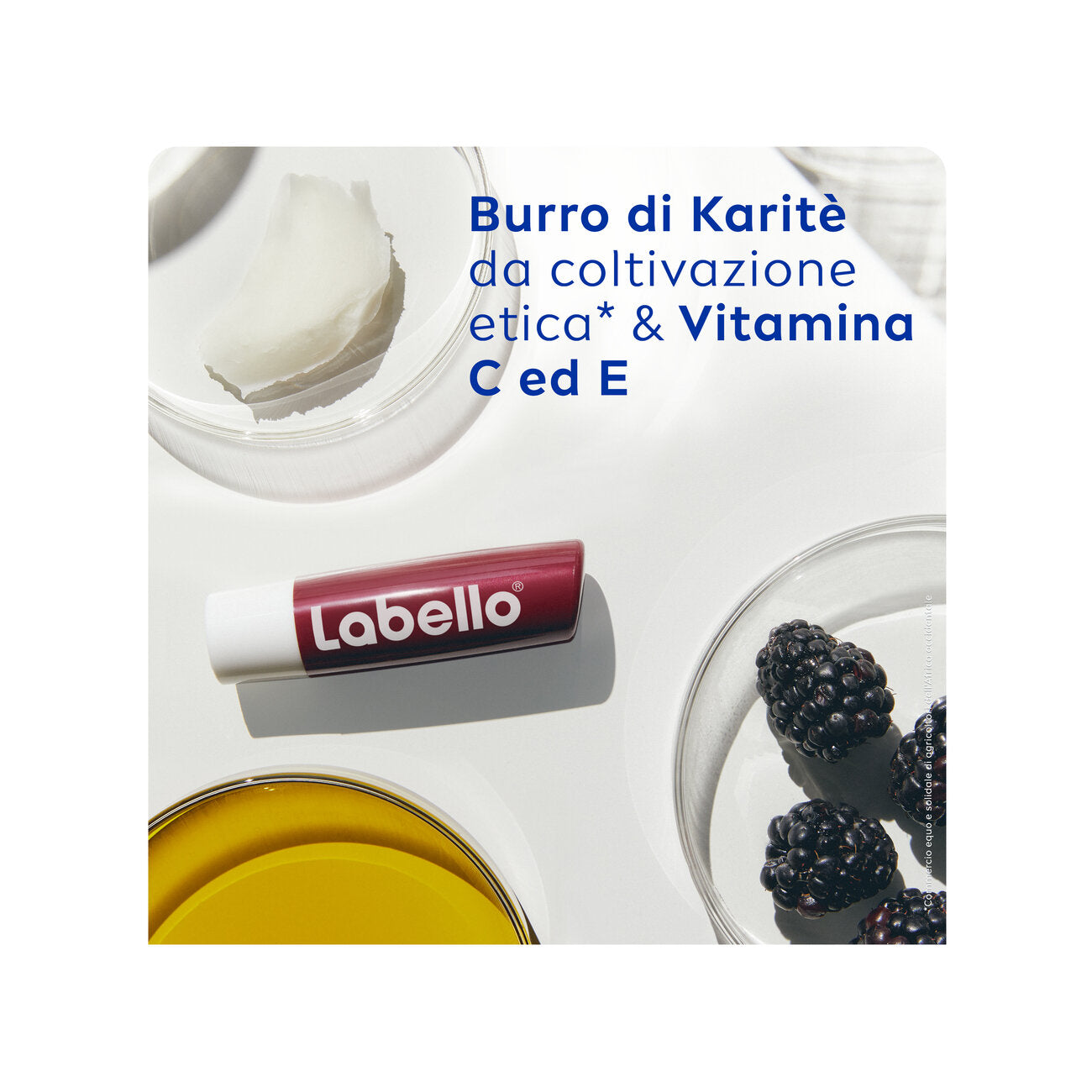 Labello Blackberry Shine Burrocacao Labbra Colorato E Idratante All'aroma Di Mora 4,8g-4