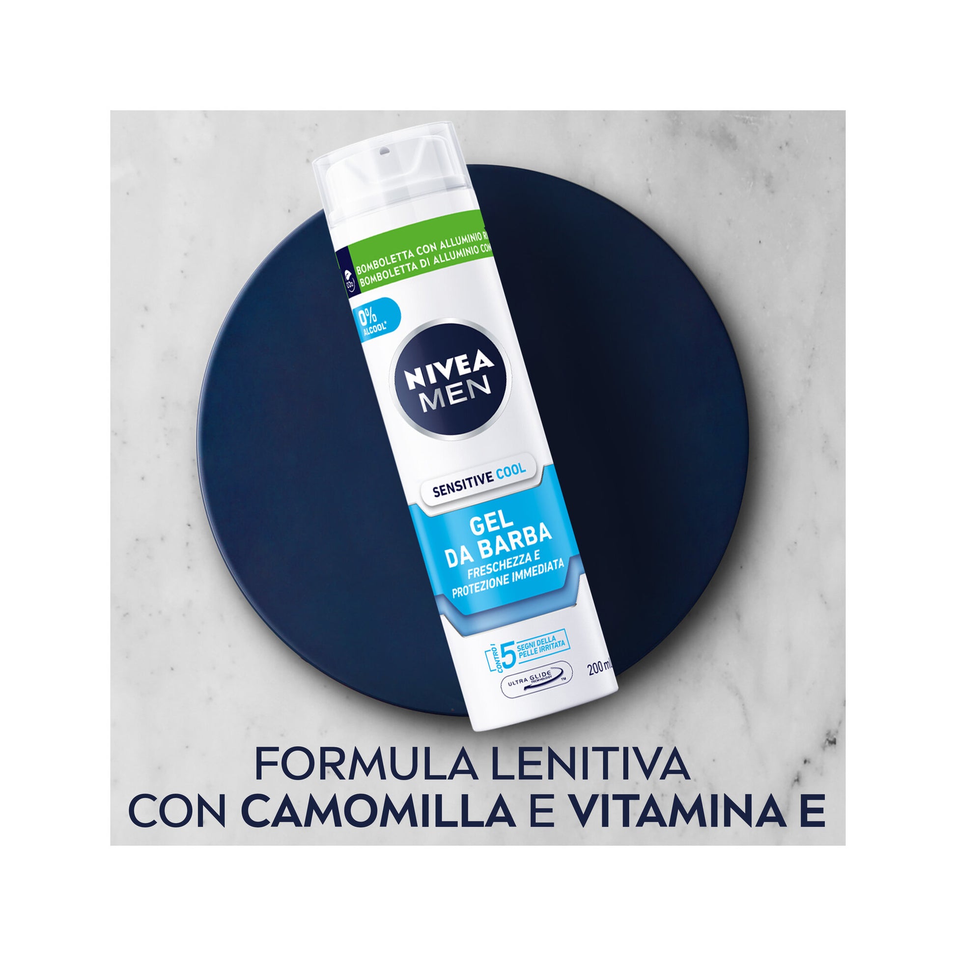 Nivea Men Sensitive Cool Gel Da Barba 200ml-4