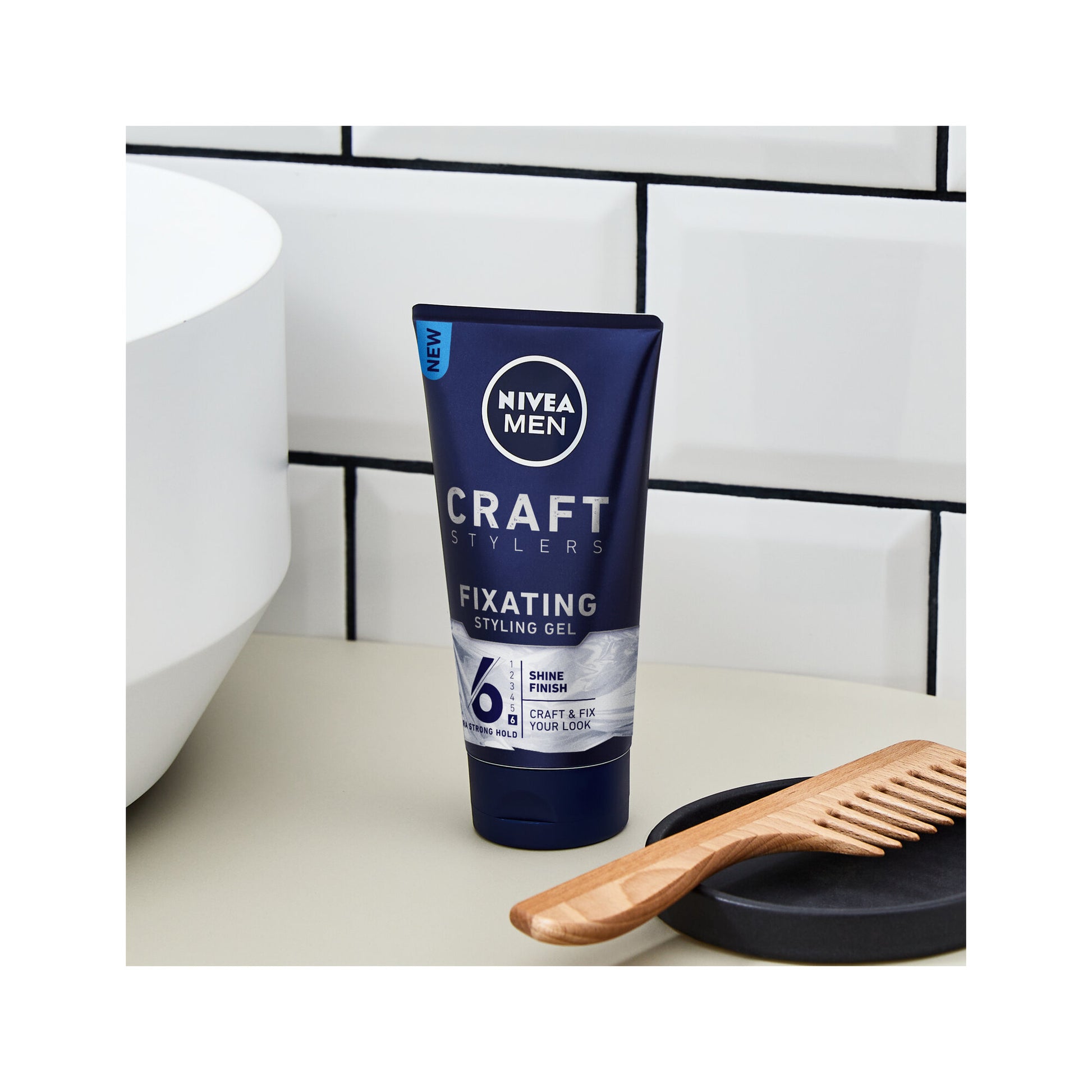 Nivea Craft Stylers Aqua Shiny Effect Gel Per La Cura Capelli Con Effetto Bagnato 150ml-2
