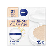 Nivea Q10 Plus Anti-age 3in1 Skin Care Cushion Light-medium 15 ml Crema Viso Colorata Anti-età Fp15-7