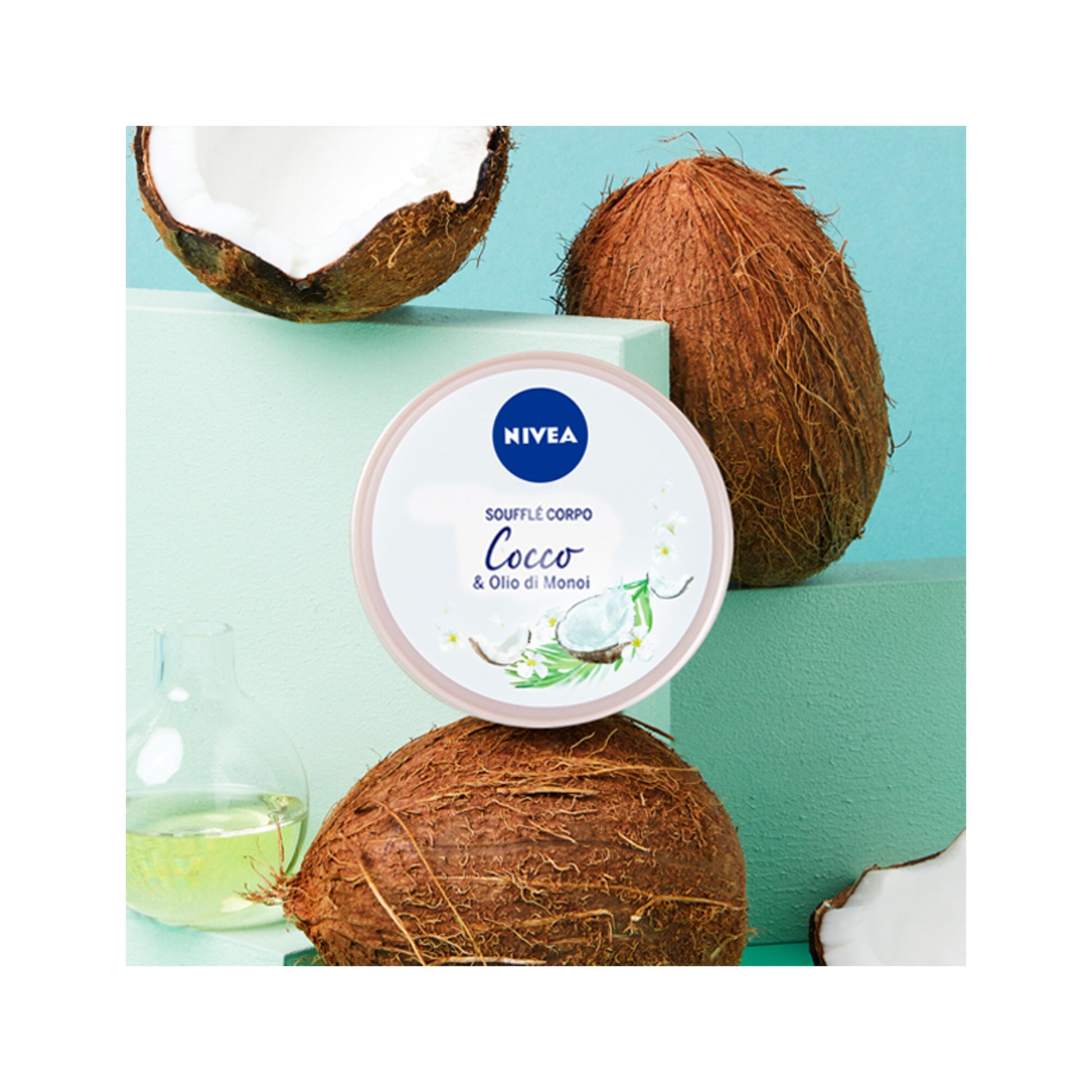Nivea Soufflé Corpo Cocco & Olio di Monoi Crema Corpo Idratante Dalla Texture Leggera 200ml-2
