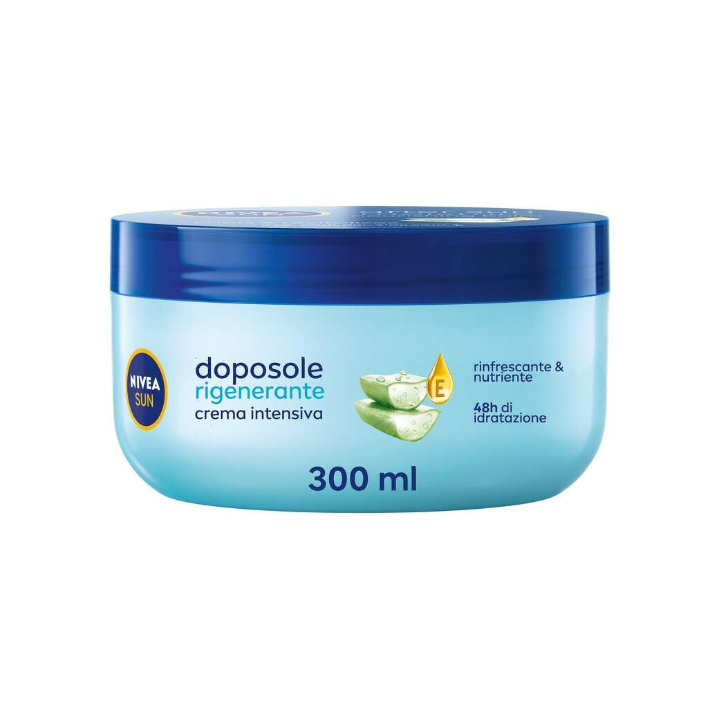 Nivea Sun Doposole Rigenerante Crema Intensiva 300ml Doposole Idratante Per Un Sollievo Immediato-1