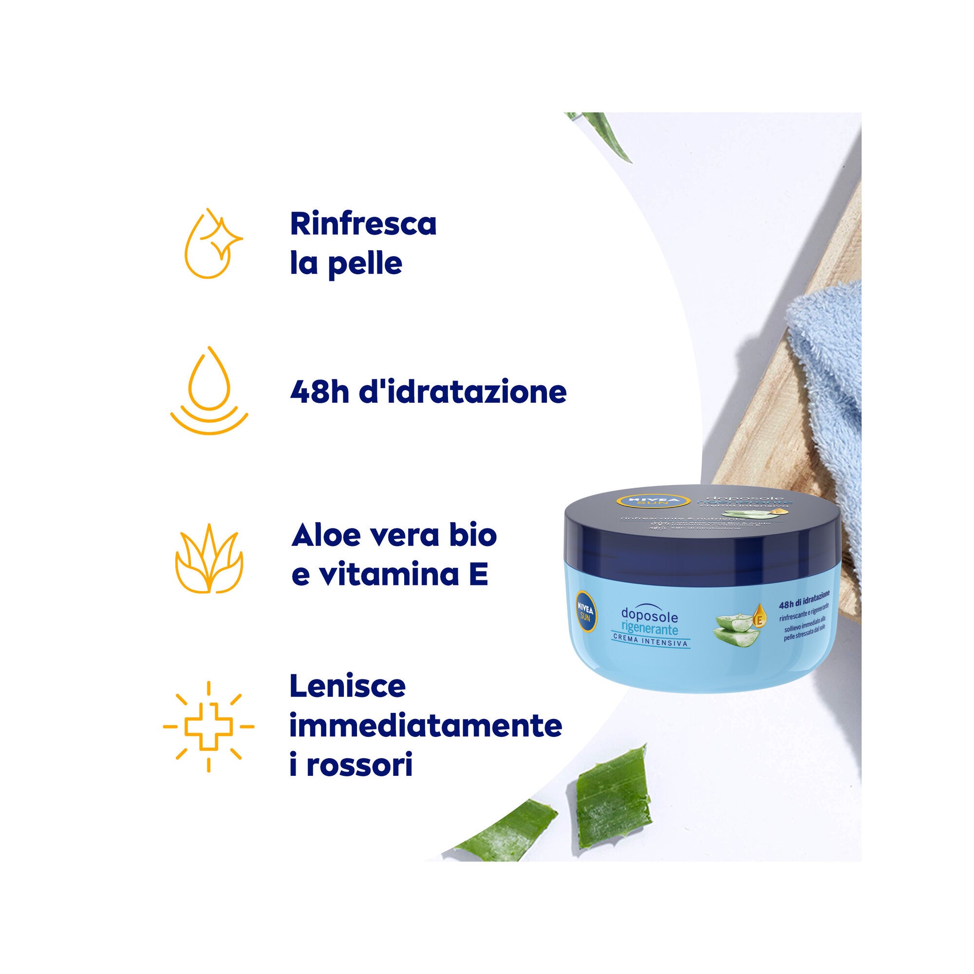 Nivea Sun Doposole Rigenerante Crema Intensiva 300ml Doposole Idratante Per Un Sollievo Immediato-8