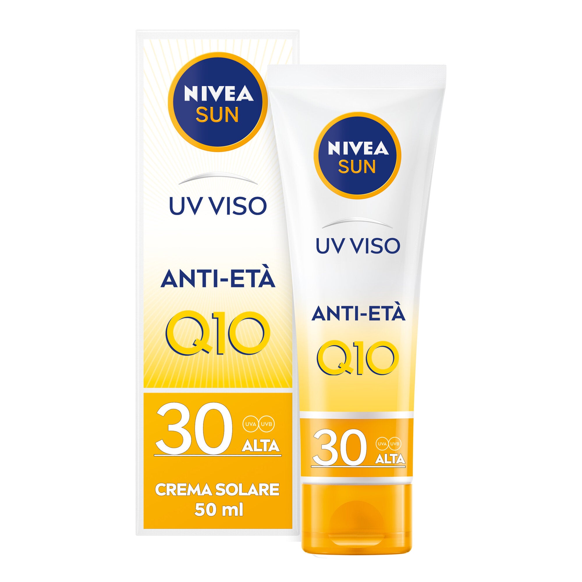 Nivea Sun Uv Viso Anti-età Fp30 50ml Crema Solare Viso Antirughe E Antimacchie Con Coenzima Q10-3
