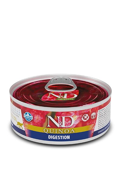 Farmina N&D Quinoa Digestion Per Gatti Adulti Lattina 80g-1