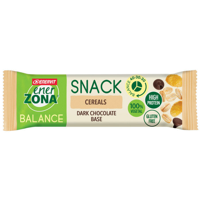 Enerzona balance snack gusto cereali e cioccolato fondente 25g-2