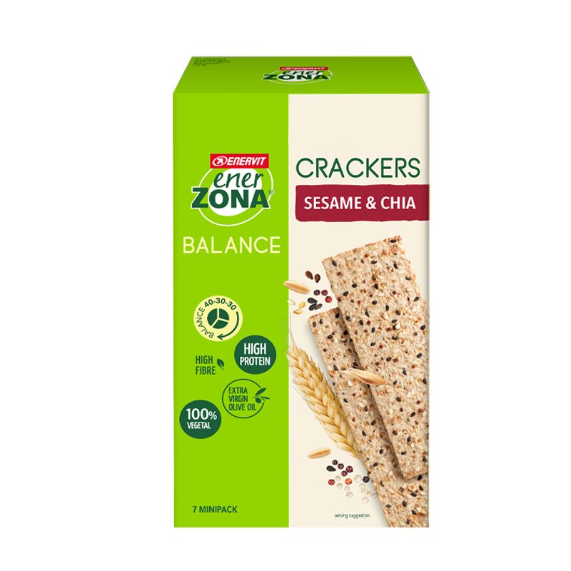 Enerzona balance Crackers Sesamo e Chia 175g-2