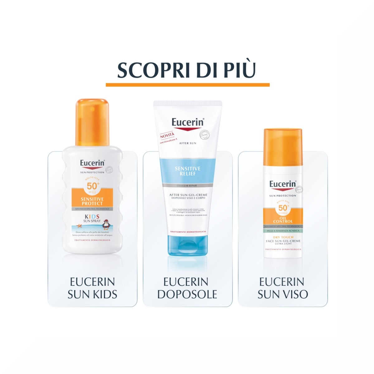 Eucerin Sun Gel-Cream SPF 50+ Dry Touch Sensitive Protect 200ml-5