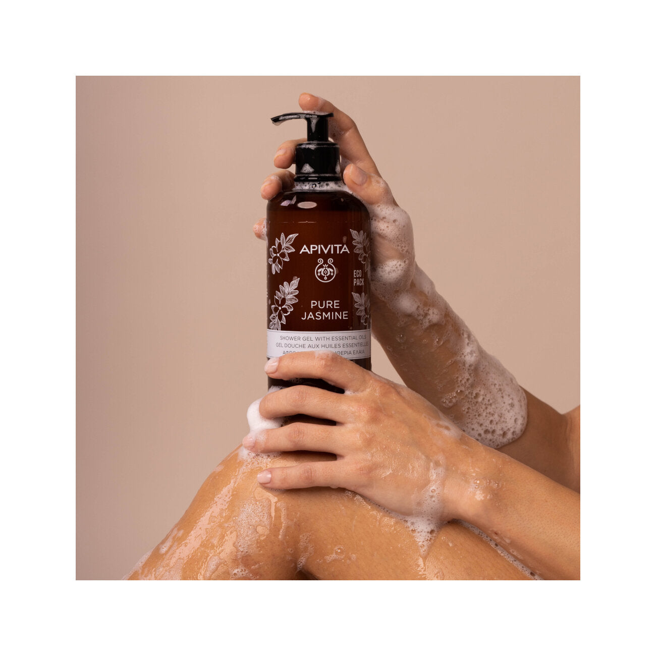 Apivita Pue Jasmine Shower Gel gel doccia 500ml-4