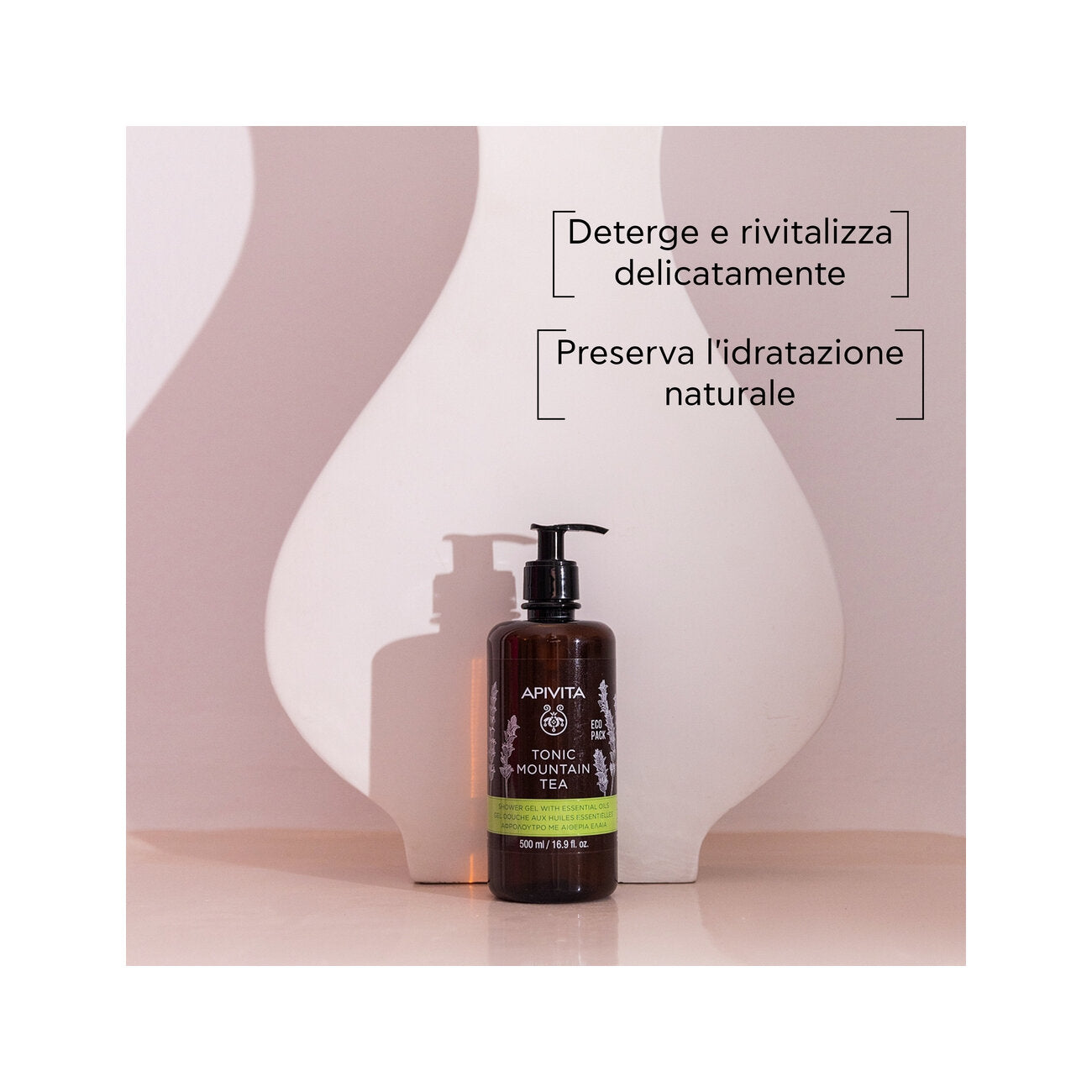 Apivita Tonic Mountain Tea Shower Gel gel doccia 500ml-2